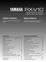 Yamaha RXV-10 - Owners Manual 